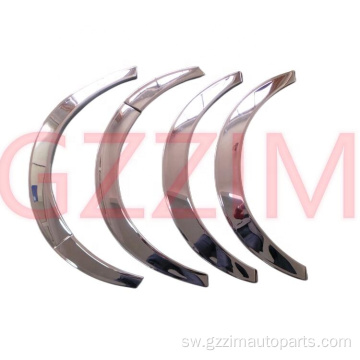 Hiace 2005-2014 Chromed Fender gurudumu la eyebrow mlinzi wa eyebrow
